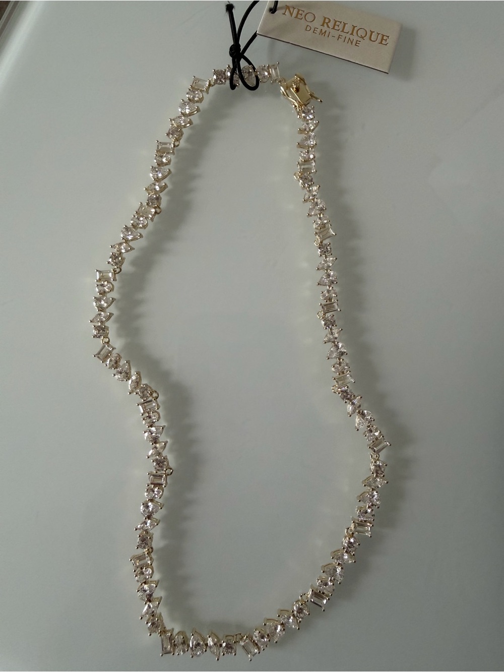 Mixed cut bezel Necklace